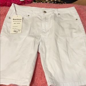 Brand new white shorts